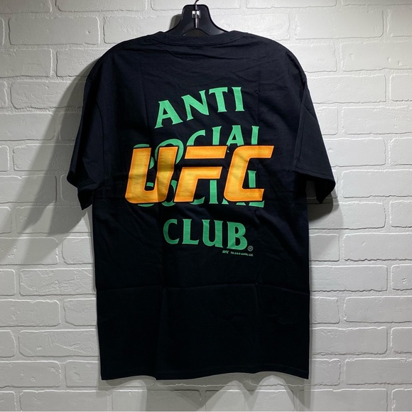 NEW - Anti Social Social Club - Conor McGregor UFC Tee Shirt - Black - XL - Picture 4 of 6
